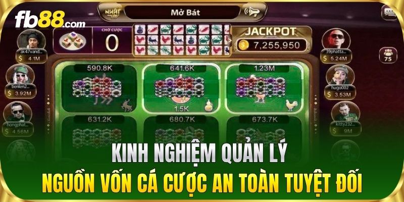 Kinh nghiệm quản lý nguồn vốn cá cược an toàn tuyệt đối