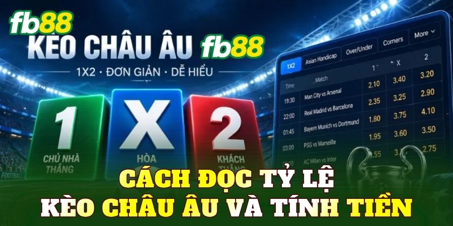 Cách đọc tỷ lệ kèo châu Âu và tính tiền