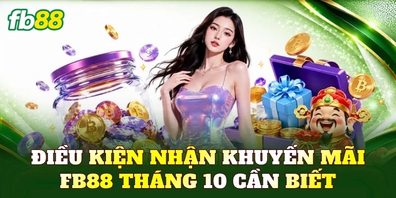 Điều kiện nhận khuyến mãi FB88 tháng 10 cần biết