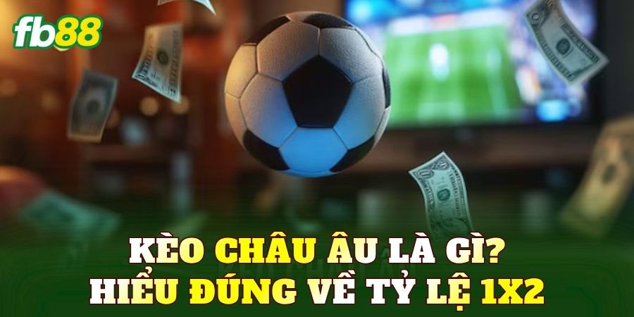 Kèo châu Âu là gì? Hiểu đúng về tỷ lệ 1X2