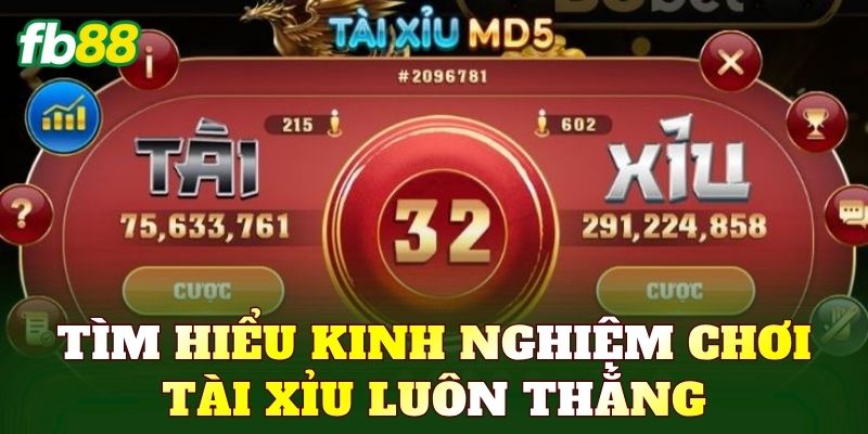 Tìm hiểu kinh nghiệm chơi tài xỉu luôn thắng